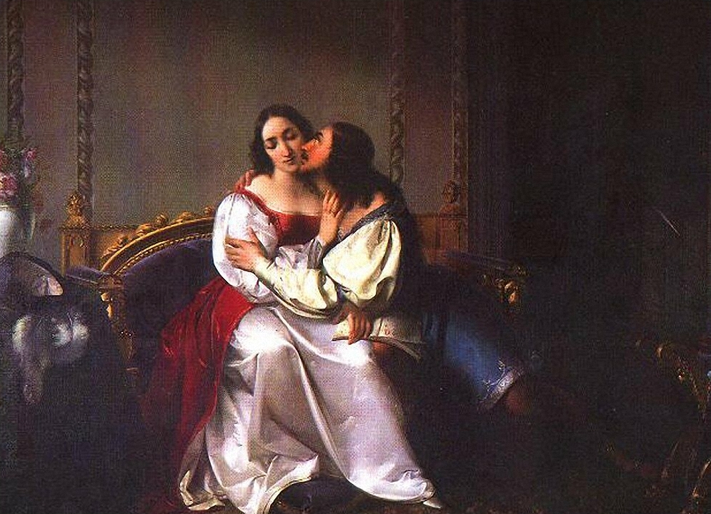 Paolo And Francesca by Michelangelo Grigoletti, 1840